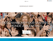 Tablet Screenshot of dominiquedimey.com